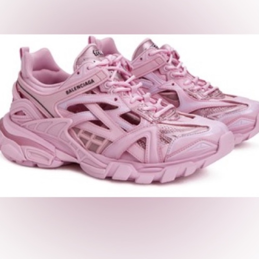 Balenciaga Light Pink Athletic Shoes